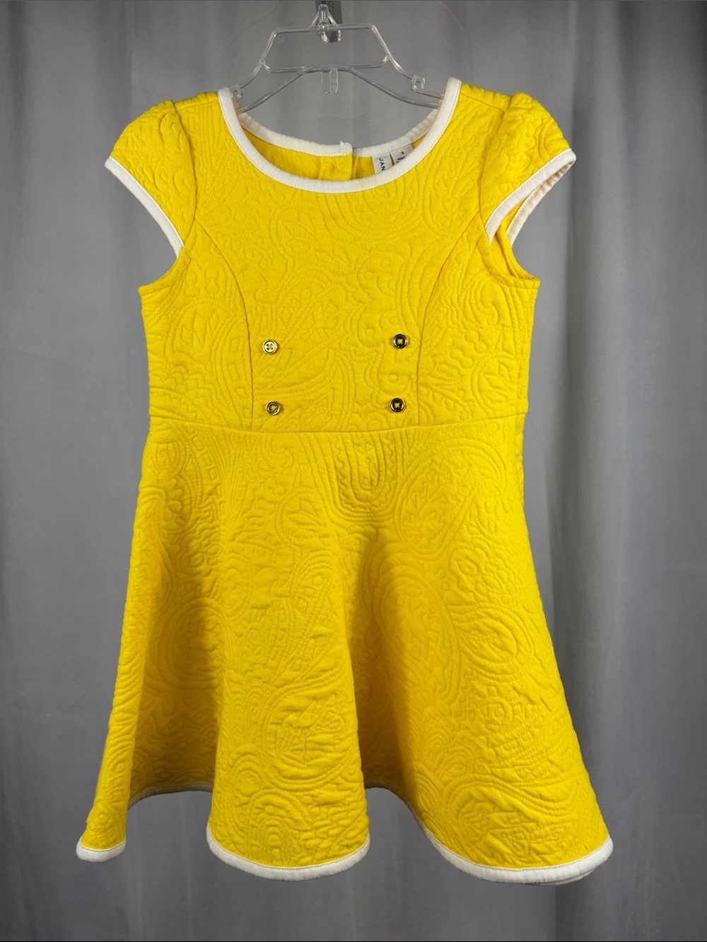 Janie and Jack Yellow Mate Lasse Dress.